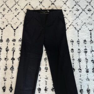 Theory Low Rise Linen Blend Trousers